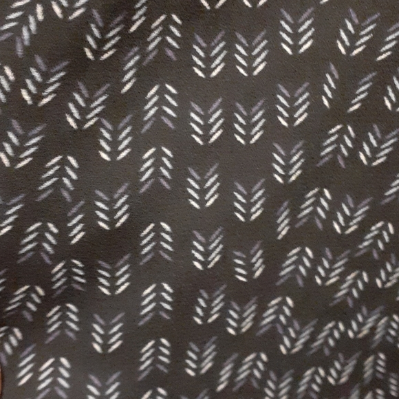 Navy Blue w/Light Blue Pattern-Light & Flowy Dress - Picture 5 of 5